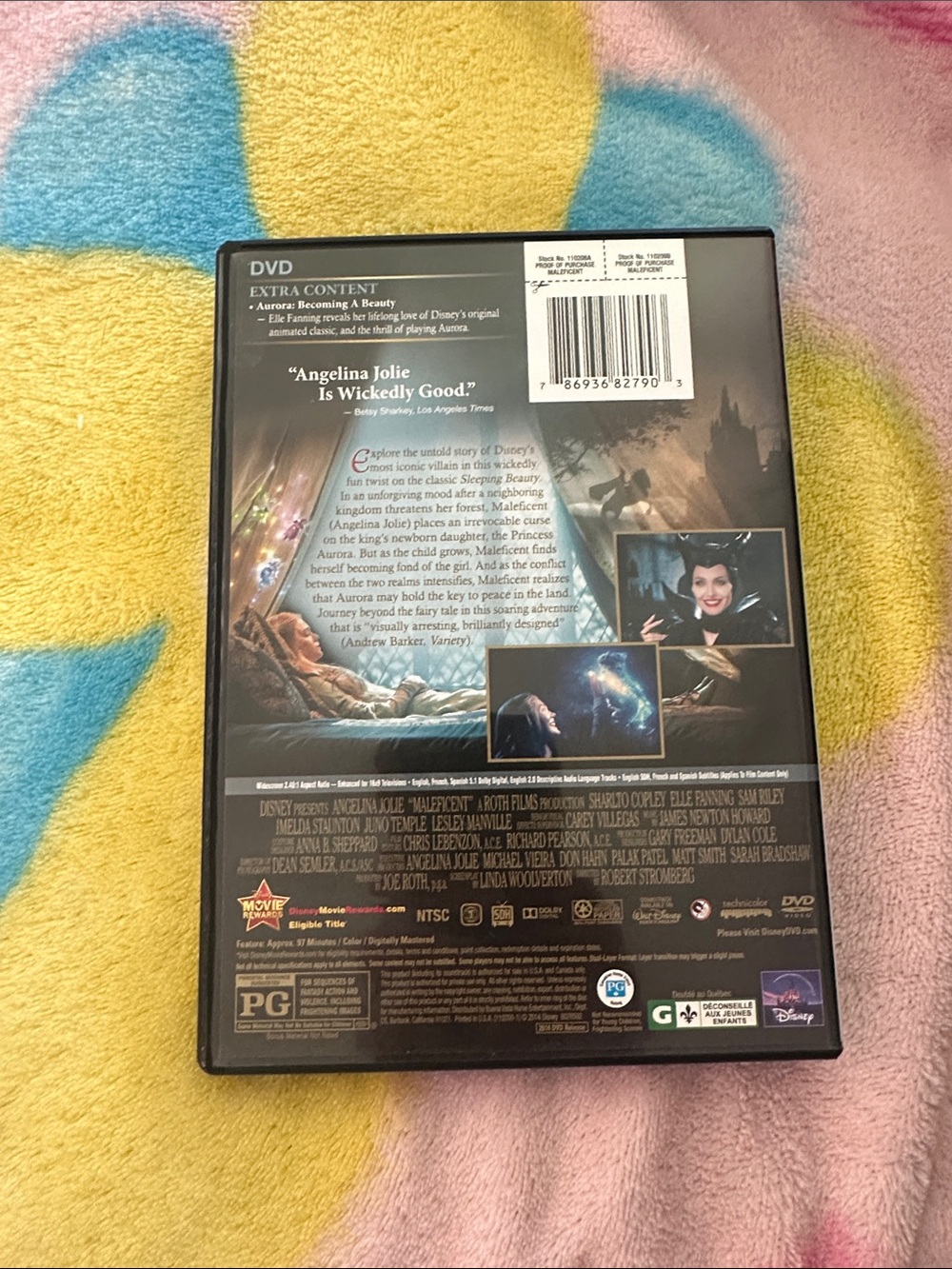 Disney Maleficent DVD — Black, Blue, Gold Cover Art - Picture 2 of 2